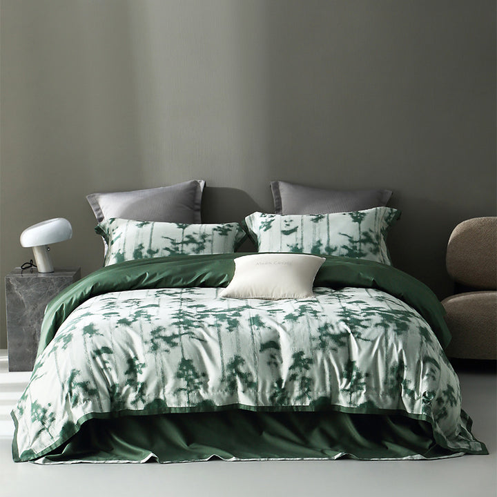KozyCotton® American Cotton Four-piece Jacquard Bedding Travel Pattern